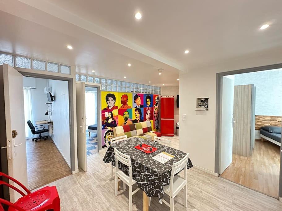 Appartement Avec 4 Chambres Doubles - Proche De La Mer, Des Transports Et De La Promenade Des Anglais Nice Exterior photo